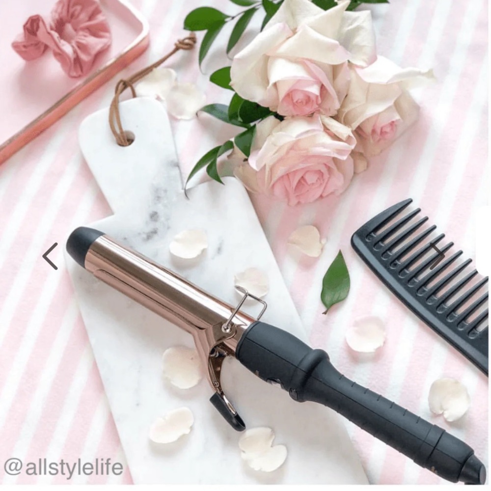 32mm (1.25") Rose Gold Curling Iron (with clamp)